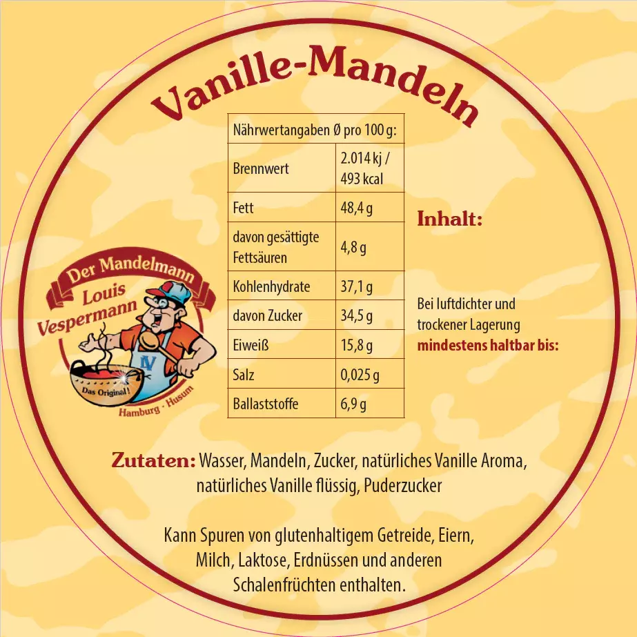 Vanille-Mandeln