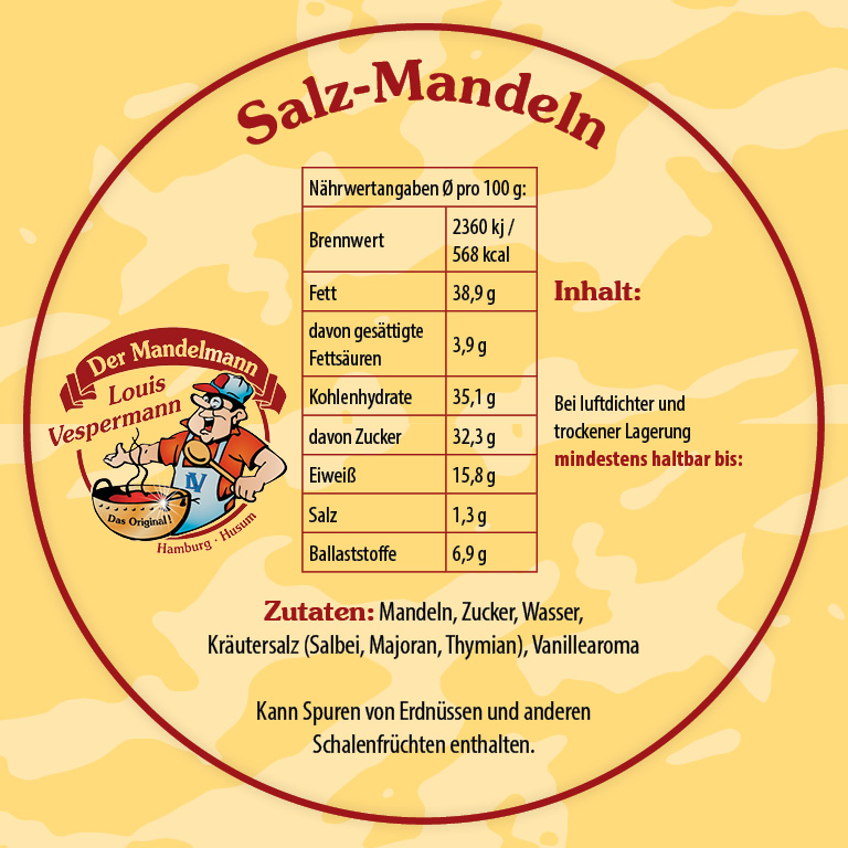 Salz-Mandeln