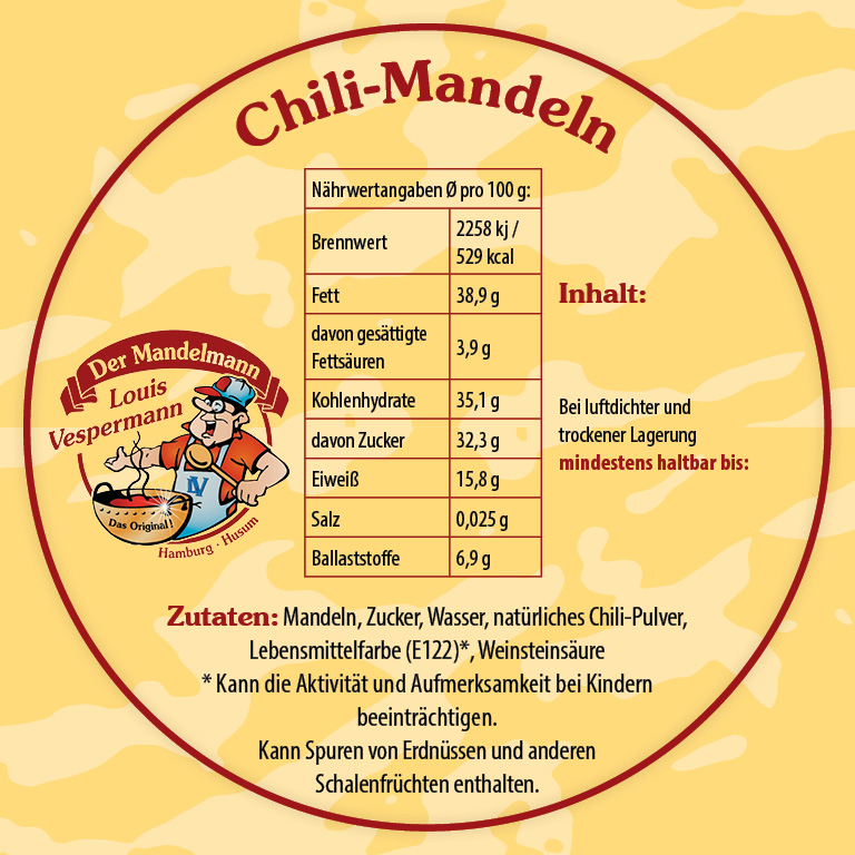Chili-Mandeln