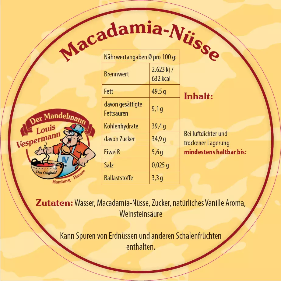 Macadamia-Nüsse